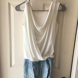 Surplice Cut Romper (never worn)